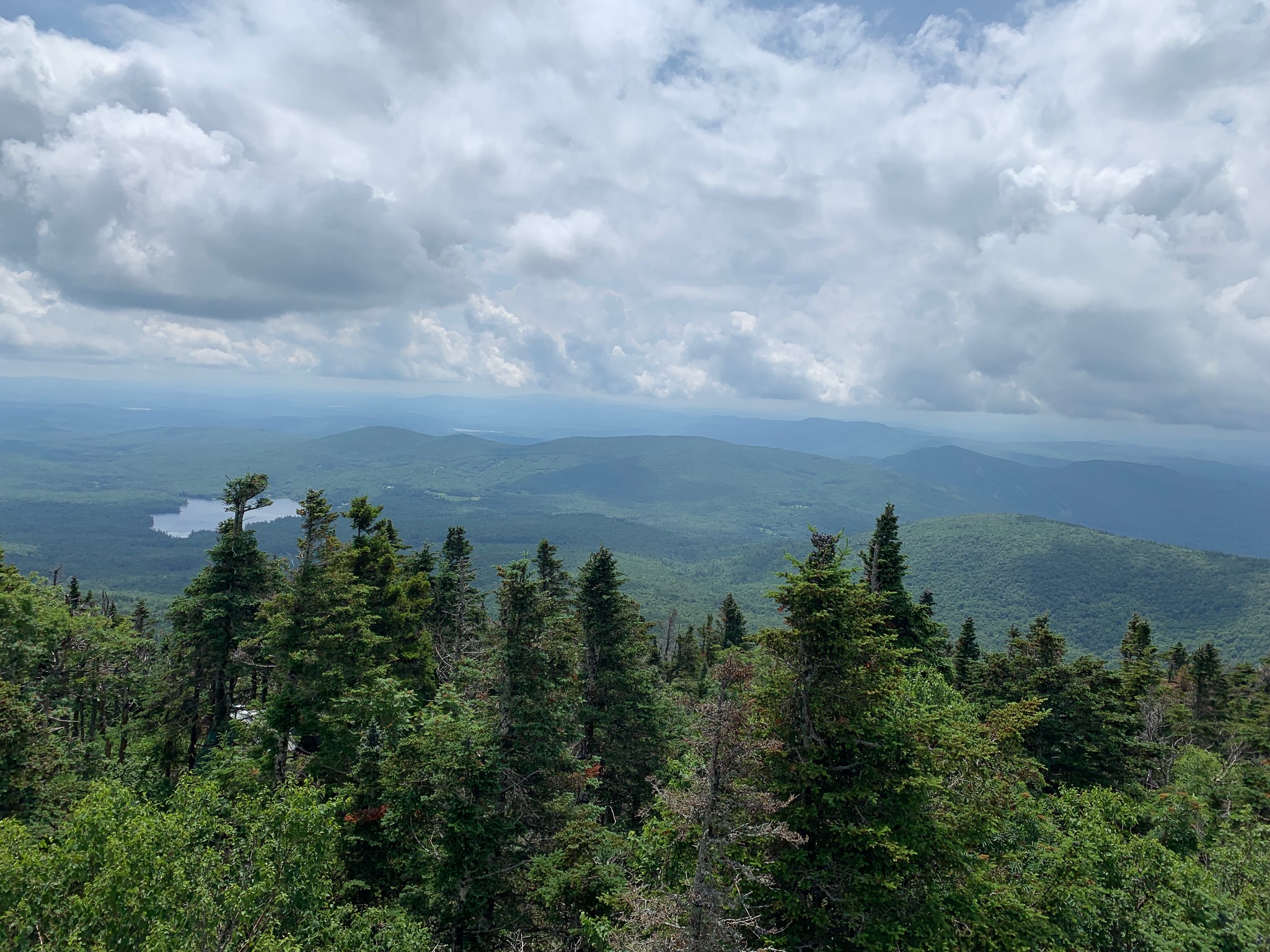 Scenic mountain forest landscape view in Pennsylvania
